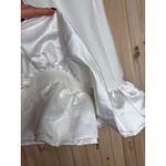 Lulus NWT  Superb Aura White Ruffled Drop Waist Mini Dress Cocktail Party Size L Photo 5