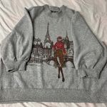 Love and Lace Graphic Long Sleeve Sweater. Size 1X Photo 0