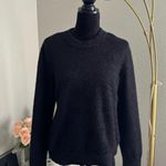 Calvin Klein Jeans Women’s Crew Neck Furry Pullover Sweater Black Size Large Photo 0