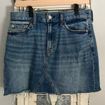 Gap  Blue Denim Mini Skirt Photo 0