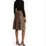 Eliza J old money knit Animal Print Fit & Flare Sweater Dress S Photo 6