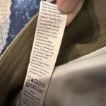 Spanx  Stretch Twill Cargo Cropped Wide Leg Pant Tuscan Olive Green Medium HR EUC Photo 6