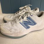 New Balance Women's Size 9.5 FuelCell 996v5 White Navy Women's Tennis Running Photo 4