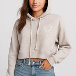 PINK - Victoria's Secret Victoria’s Secret PINK Cropped Hoodie – Light beige, Size XS Photo 0