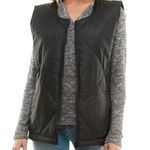 Socialite black lightweight Quilted Vest Photo 0