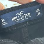 Hollister  | Black Distressed High Rise Crop Super Skinny Jeans Sz 26 Photo 5