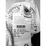 Arena Mesh Halter Neck Coverup - Cream - size M Photo 10