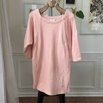 Anthropologie  Holding Horses Cocoon Sweatshirt Dress Peach Pockets S Photo 1