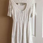 All Over Lace White Dress Size M Photo 1