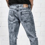 One Teaspoon NWT awesome baggies boyfriend jeans acid wash distressed size 30 Photo 0