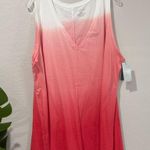 Lane Bryant NWT  Pink Ombre V-Neck Top plus size 26/28 Photo 0
