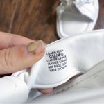 Louise et Cie  • Abaleena Slide Sandal knot strap Optic White leather square toe Photo 5