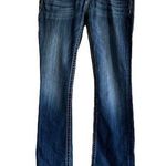 Miss Me  Mid Rise Easy Bootcut Jeans Medium Wash Rhinestone Western Blue 28 Photo 0