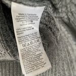 J.Crew Cotton Cable-Knit Crewneck Sweater Women XL Gray Fisherman Preppy Cabin Photo 7