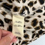 L'Agence Chiara Leopard Print 100% Silk Twist Spaghetti Strap Tank Blouse S Photo 6