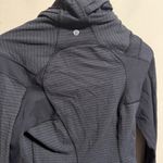 Lululemon  Bhakti Yoga Jacket Luon Pique Black Dark Slate / Black- Size 6 Photo 5