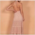 Nightcap  Clothing Diamond Lace Halter Blush Gown Photo 2