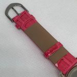 Women’s quartz analog watch two tone 35mm white dial leather band running Photo 6