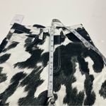  WeWoreWhat Cow Print Black White Stiletto Slit Jeans 26 NEW‎ *FLAWS Photo 10
