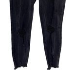 TINSEL NWT The Mom Jean Distressed Black Wash Size 13 Juniors Ankle Length Photo 4