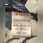 Pink Lily  blue leaf print tie front kimono top nwot Photo 3