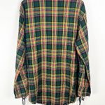 SAVAGE x FENTY Tied Up Tartan Plaid PJ Raw Hem Sleep Shirt, Size XL Photo 7