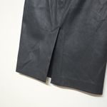 Theory  Womens Skirt 4  Black 100% Lamb Leather Bristol Skinny Pencil Knee Length Photo 3