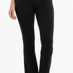 American Giant Black Flared Leggings Pants Women's Size 0 Photo 0