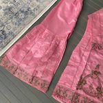 Pakistani/Indian Fancy Gharara Shalwar Kameez Wedding/eid/holiday/holi/Diwali Pink Size L Photo 4