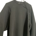 ZARA Oversized Pullover Medium Black Blouse Business Casual Office Photo 6
