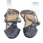 Badgley Mischka Jewel Osome Purple Silver Rhinestone Open-Toe Strappy Sandals 9 Photo 3