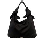 Rachel Zoe Black Fabric Shoulder Bag w/ Knot Ties & Gold Hardware for Women Photo 1