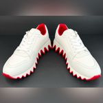 Christian Louboutin Nastroshark Canvas & Leather Shark Teeth Women Sneaker EU 37 Photo 10