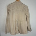 Urban Outfitters Silence+Noise Tencel Khaki Tan Jacket Baggy Boho Neutral Pocket Photo 6