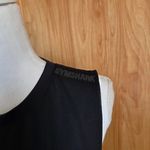Gymshark black muscle tank top logo Photo 1