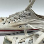 Converse  All Star Low Top Sneakers Canvas White Womens 7.5 Mens 5.5 Photo 6