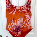 Kona Sol  size XL‎ one piece swimsuit bathing suit orange Photo 0