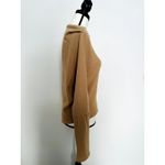 We The Free Free People  Brown Camel Waffle Knit Off The shoulder Long Sleeve Top Photo 1