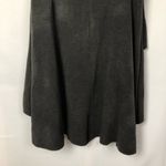Boutique Open Front Dark Charcoal Gray Sleeveless Pullover Sweater Vest M Photo 7