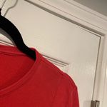 J. Jill Size M Red Pink Long Sleeve Sweatshirt Mini Dress Pockets Crew Neck Size M Photo 5