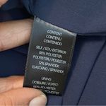 Charles Henry  | Navy Blue Flutter Sleeve Ruffle Hem Shift Dress Sz L Photo 7