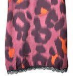 ZARA Y2K Lace Trim Slip Dress Small Spaghetti Strap Animal Print Cami Lined Photo 5