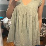 Mustard Seed Light Teal Mini Dress Photo 4