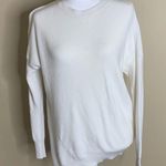 Athleta off white crew neck sweater Photo 0