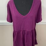Terra & Sky Purple Blouse Size 0X Photo 0