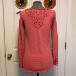 Free People Pink Long Sleeve Shirt by  Photo 3
