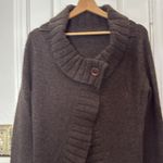 Rubbish  Y2K open front top button cowl neck cardigan Photo 2