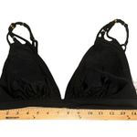 Shade & Shore  Black Bead Detail Triangle Bikini Top, Large (12-14) Photo 5