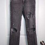 PacSun  Black Distressed Mom Jeans 100% Cotton size 24 Photo 0