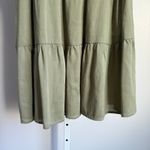 Trixxi  Tiered Mini Dress - Button Front,‎ Puff Sleeve, Casual - sz S Photo 8